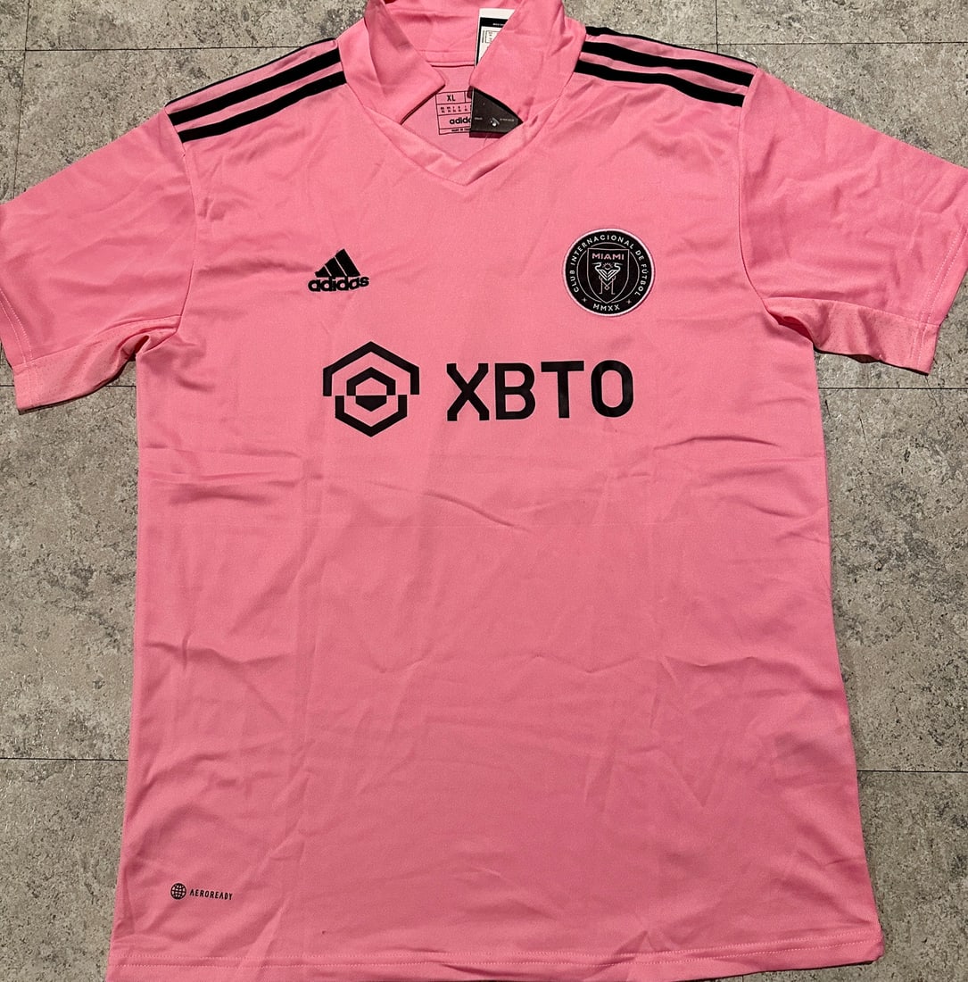 Lionel Messi Inter Miami FC Autographed 2023 Adidas Home Soccer Jersey LOA - 4