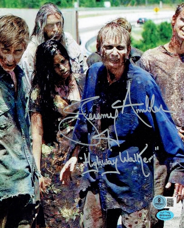 Jeremy Ambler The Walking Dead Autographed & Insc 8x10 Photo Beckett Hologram (1 of 1)