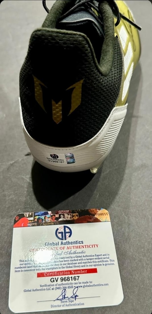 Lionel Messi Inter Miami CF Autographed Adidas Soccer Cleat coa - 2