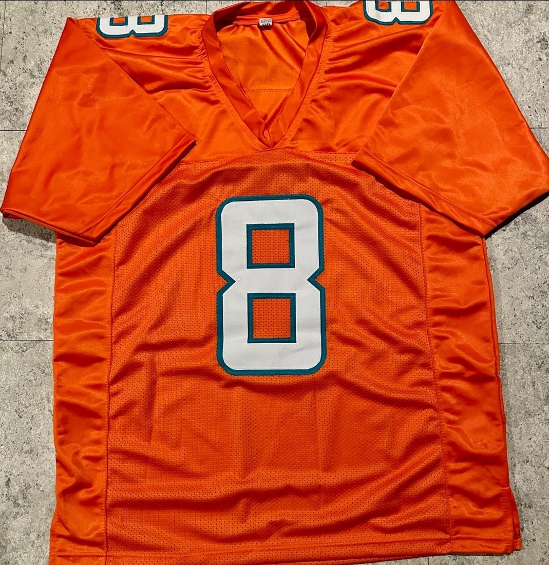 Jevon Holland Miami Dolphins Autographed Custom Football Jersey JSA W coa - 3