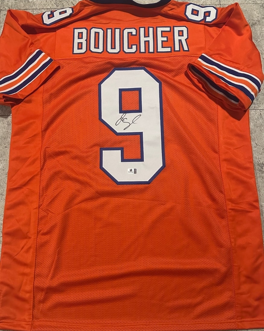 Adam Sandler Bobby Boucher The Waterboy Autographed Custom Football Jersey coa: Adam Sandler The Waterboy (1998) Autographed Bobby Boucher Custom Football Jersey GA coa - Autograph Location & coa # may vary JERSEY SIZE EXTRA LARGE - CUSTOM JERSEY MEANS NO LOGOS, NO TEAM NAMES, & 