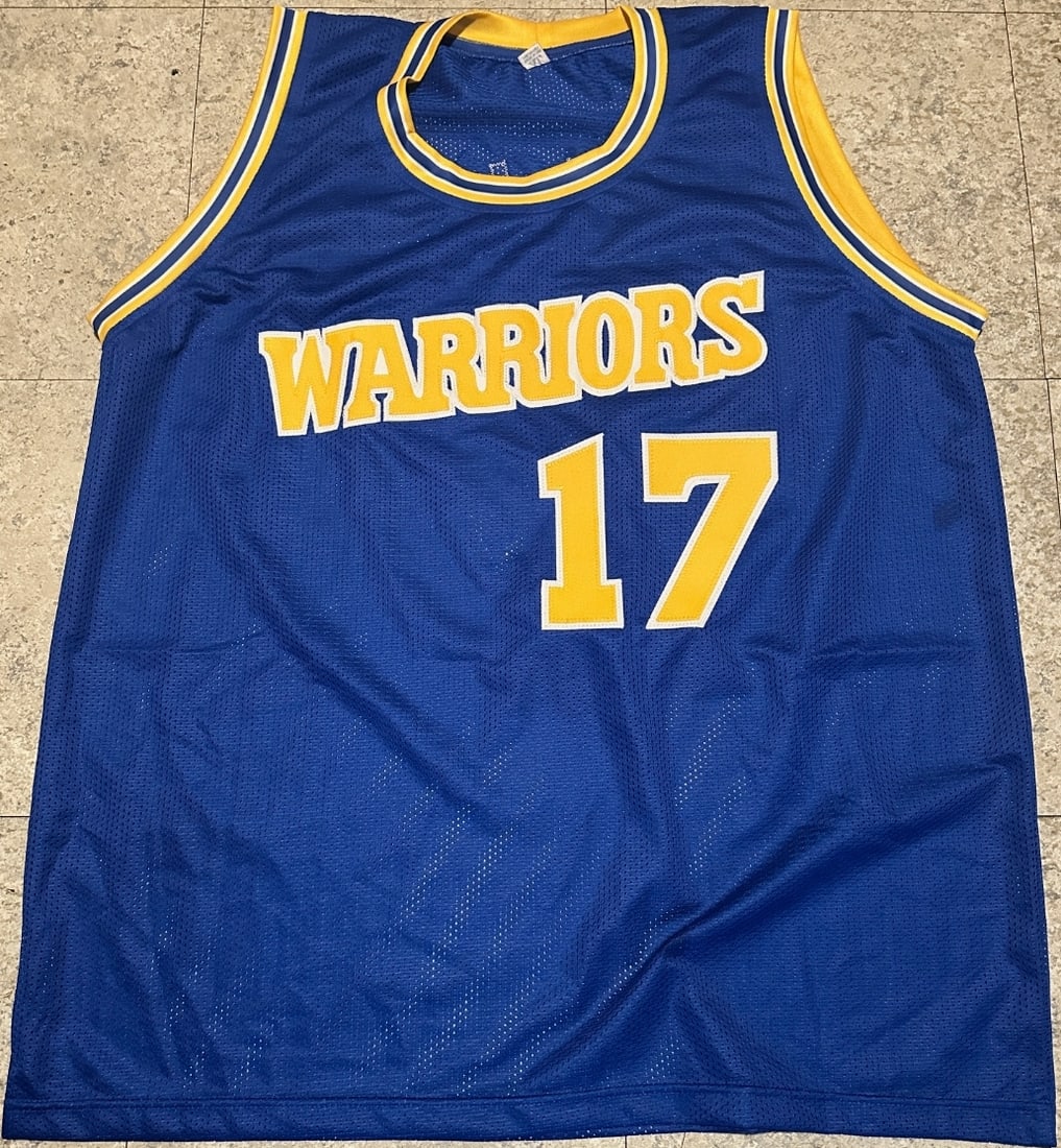 Chris Mullin Golden State Warriors Autographed Custom Basketball Jersey Beckett Hologram - 3