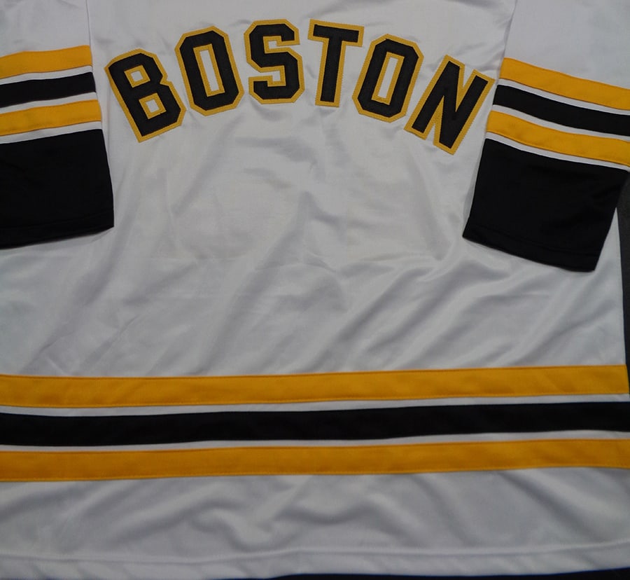 Johnny Bucyk Boston Bruins Autographed & Ins Custom Hockey Jersey JSA coa - 3