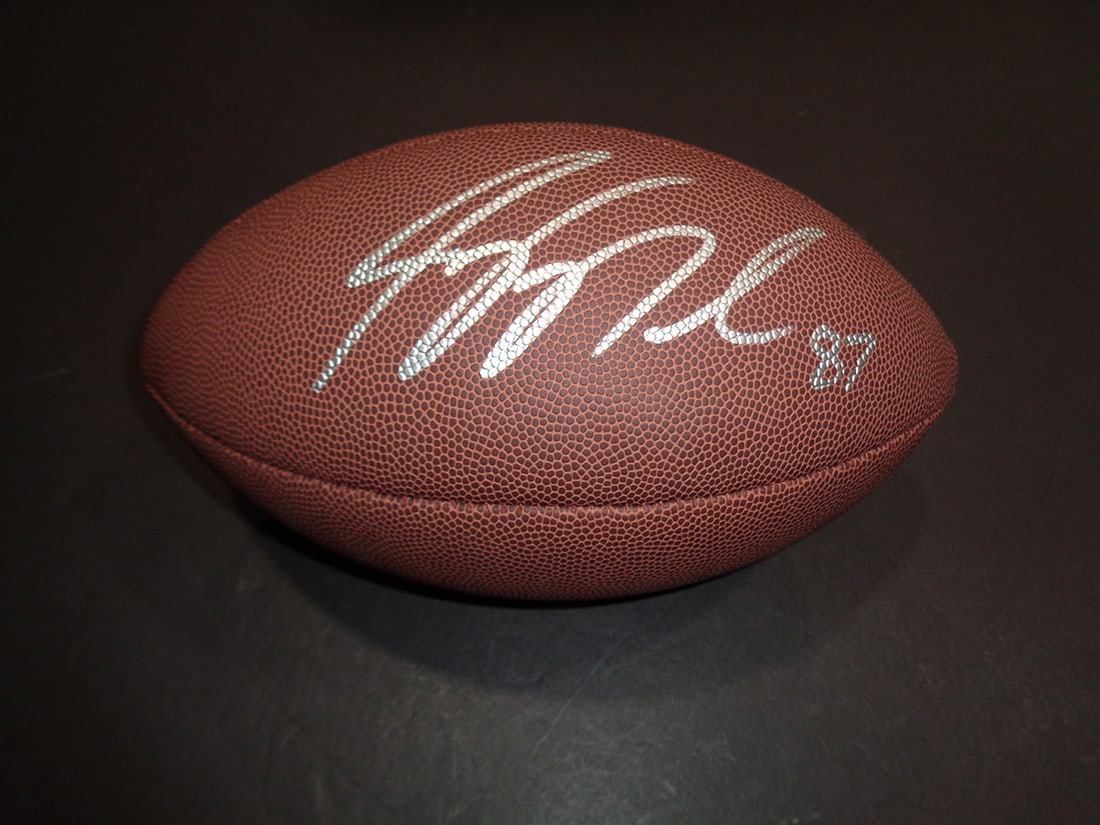 Jordy Nelson Green Bay Packers Autographed Wilson Football coa: Jordy Nelson Green Bay Packers Autographed Wilson Football GA coa - Autograph Location & coa # may vary