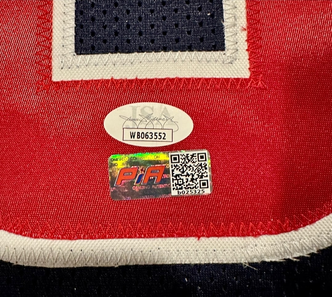John Metchie (III) Houston Texans Custom Football Jersey JSA Witnessed Sticker Only & PiA Hologram - 3