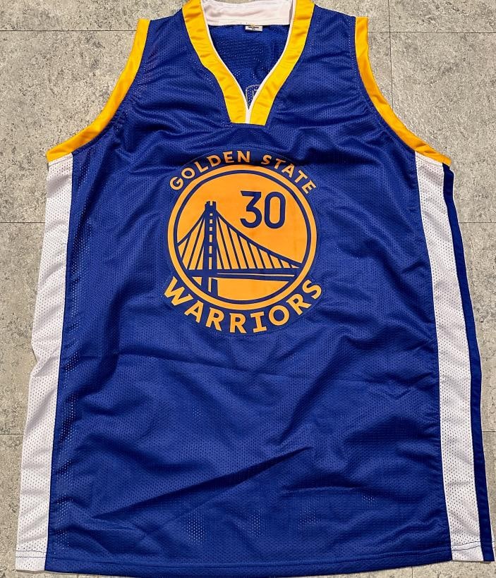Stephen Curry Golden State Warriors Autographed Custom Basketball Jersey coa - 3