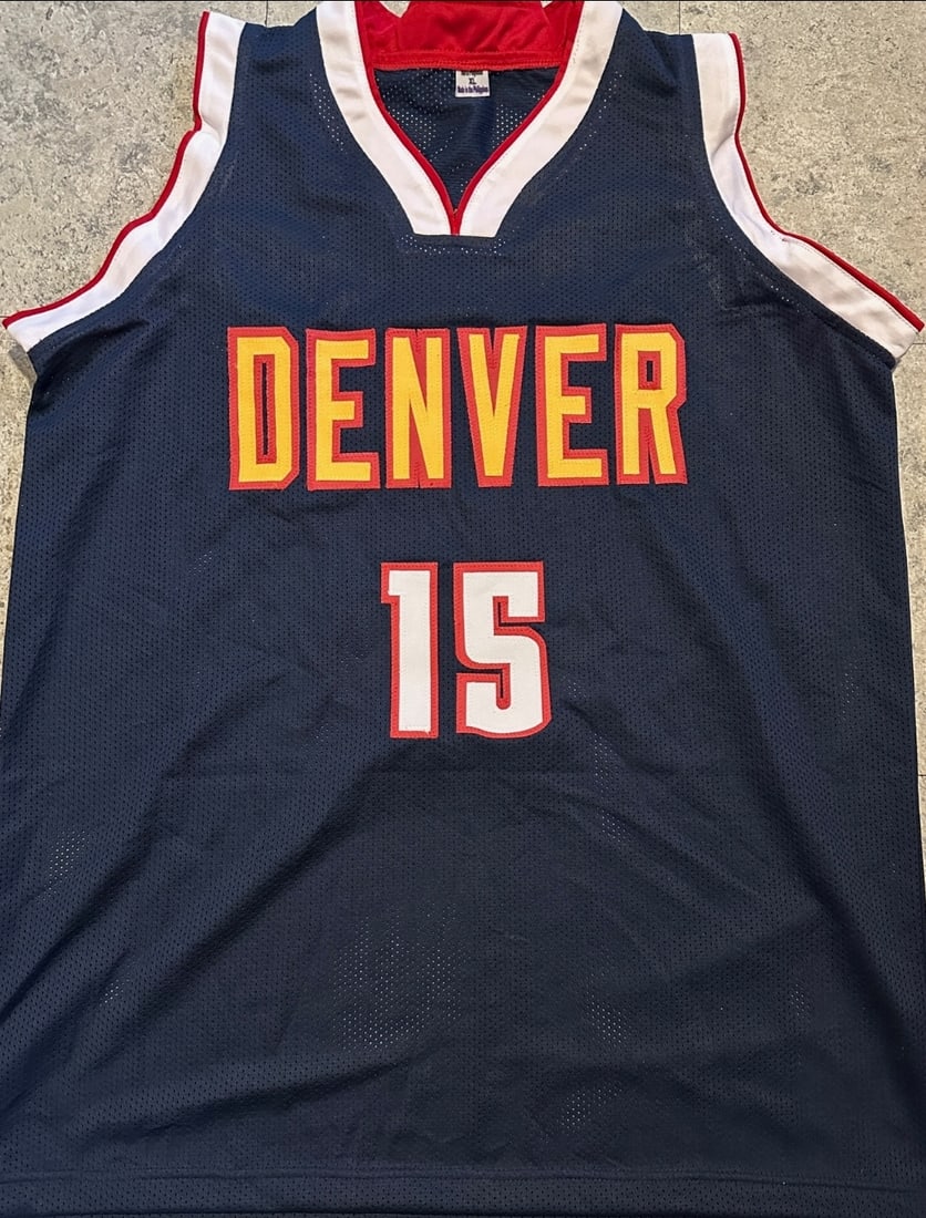Nikola Jokic Denver Nuggets Autographed Custom Basketball Jersey coa - 3