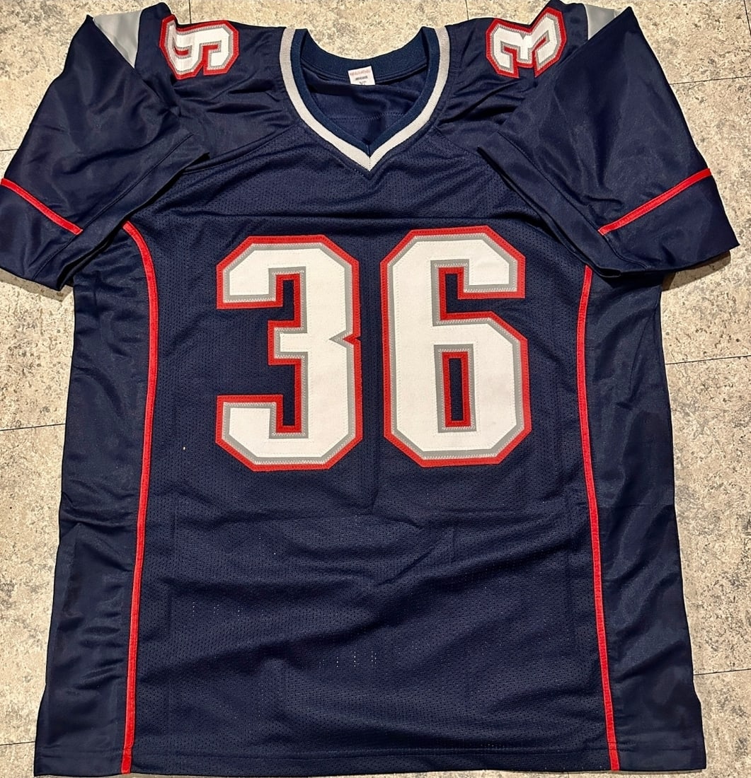Lawyer Malloy New England Patriots Autographed Custom Football Jersey JSA coa - 3