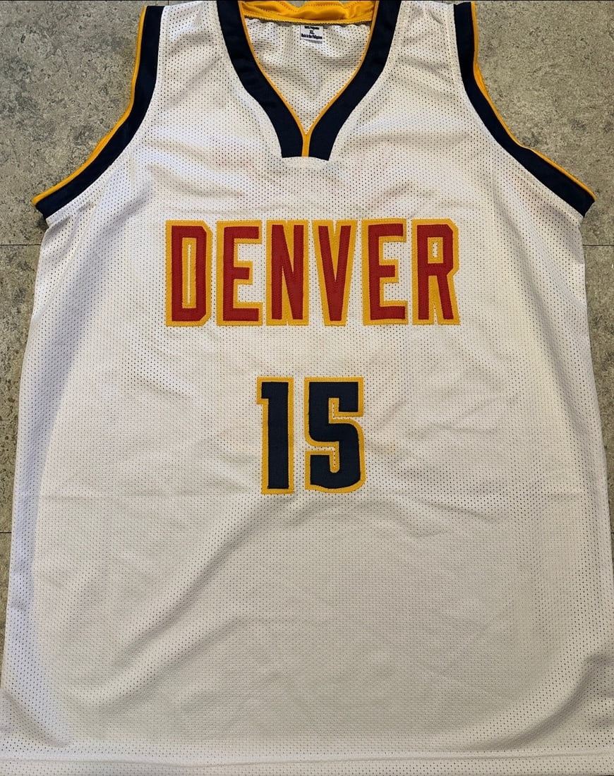 Nikola Jokic Denver Nuggets Autographed Custom Basketball Jersey coa - 3