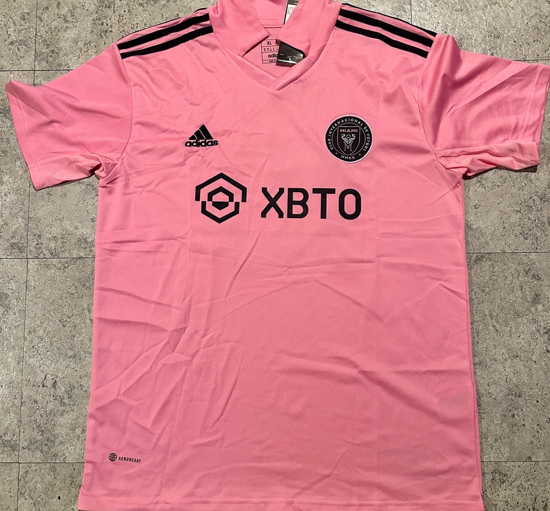 Lionel Messi Inter Miami FC Autographed 2023 Adidas Home Soccer Jersey LOA - 4