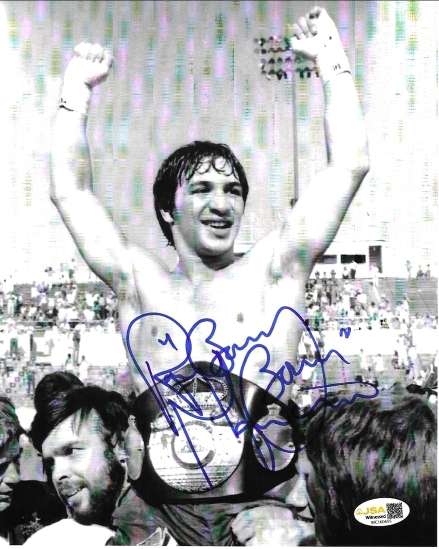 Ray Boom Boom Mancini Fmr Boxing Champion Autographed 8X10 Photo JSA Hologram: Ray "BOOM BOOM" Mancini Former NABF & WBA Lightweight Boxing Champion Autographed 8X10 Photo JSA Witnessed QR HOLOGRAM (THERE IS NO COA CARDS WITH QR CODE HOLGRAMS - SCAN QR CODE WITH CAMERA TO VERIFY