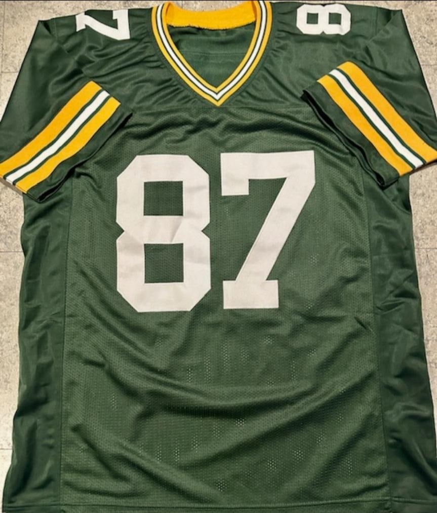 Jordy Nelson Green Bay Packers Autographed Custom Football Jersey coa - 3