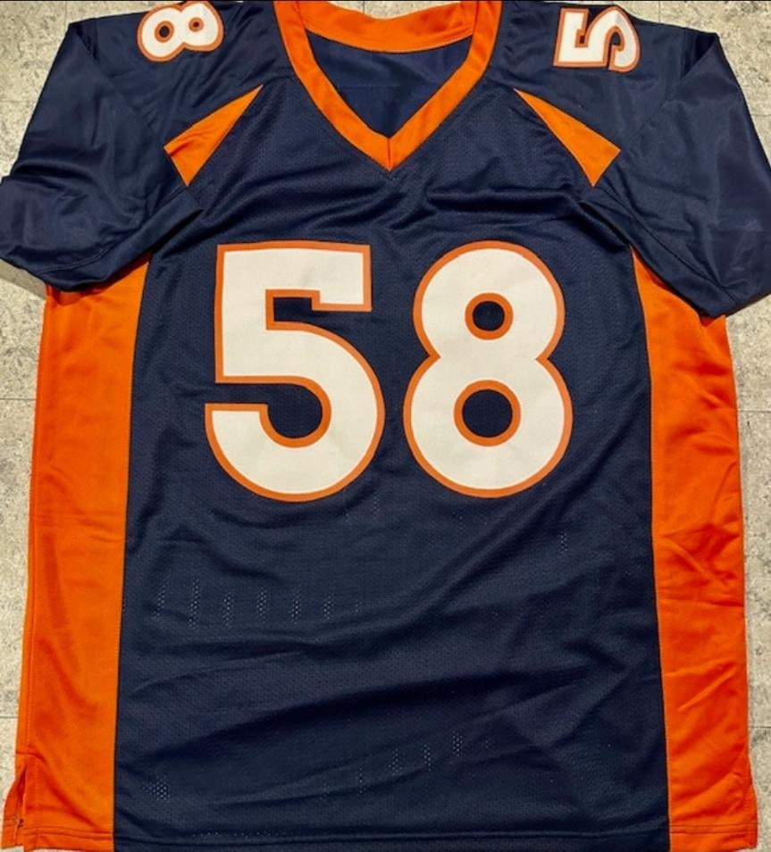 Von Miller Denver Broncos Autographed Custom Football Jersey GA coa - 3