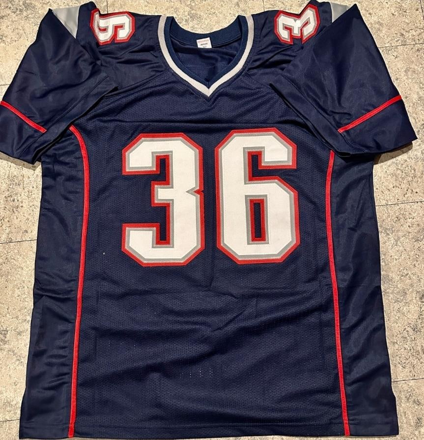 Lawyer Malloy New England Patriots Autographed Custom Football Jersey JSA coa - 3