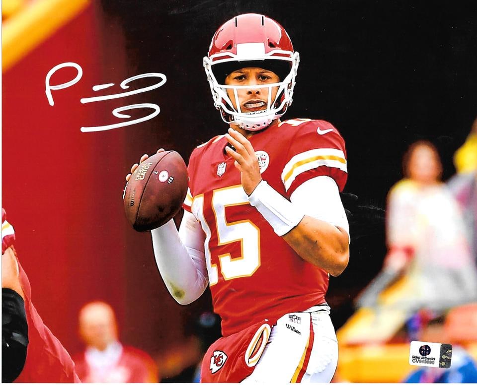 Patrick Mahomes Kansas City Chiefs Autographed 8x10 Photo coa: Patrick Mahomes Kansas City Chiefs Autographed 8x10 Photo GA coa - Autograph Location & coa # may vary