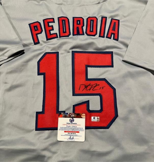 Dustin Pedroia Boston Red Sox Autographed Custom Baseball Jersey coa - 2