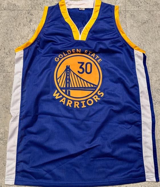 Stephen Curry Golden State Warriors Autographed Custom Basketball Jersey coa - 3