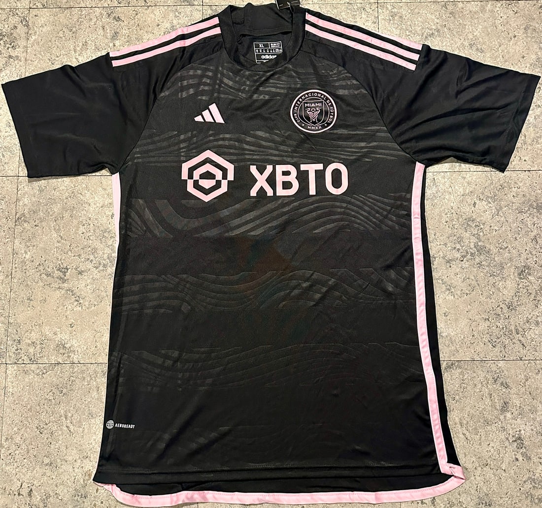 Lionel Messi Inter Miami FC Autographed 2023 Adidas Away Soccer Jersey LOA - 4