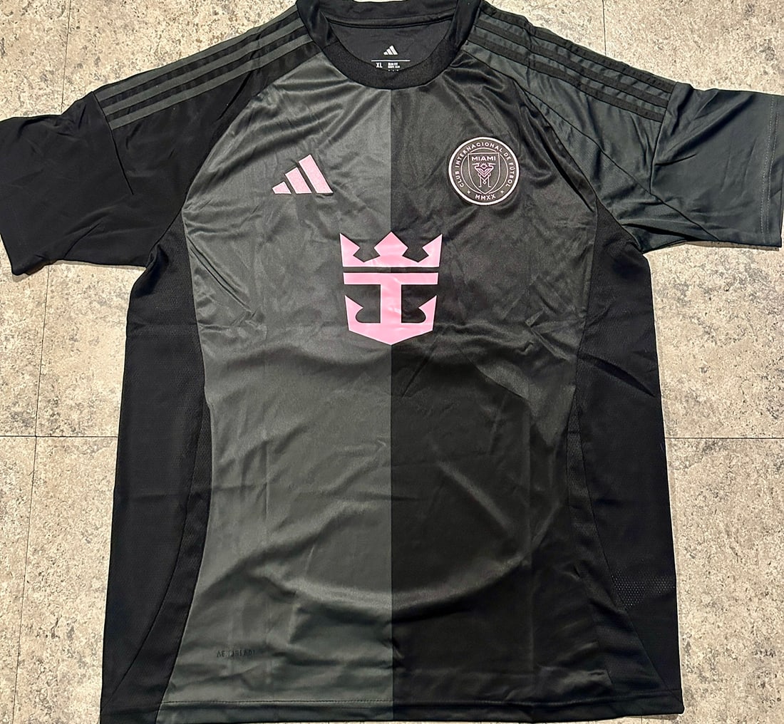 Lionel Messi Inter Miami FC Autographed 2024 Adidas Away Soccer Jersey LOA - 4