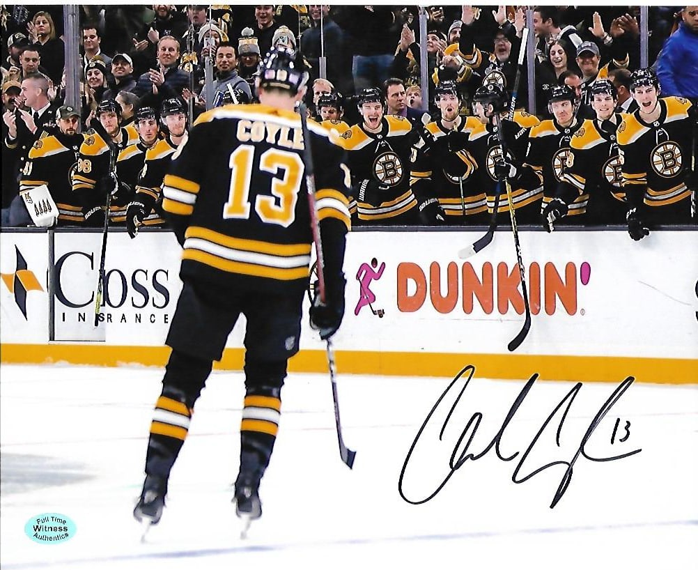 Charlie Coyle Boston Bruins Autographed 8x10 Photo coa (1 of 2)