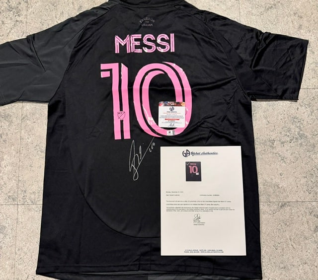 Lionel Messi Inter Miami FC Autographed Adidas Soccer Jersey LOA - 2