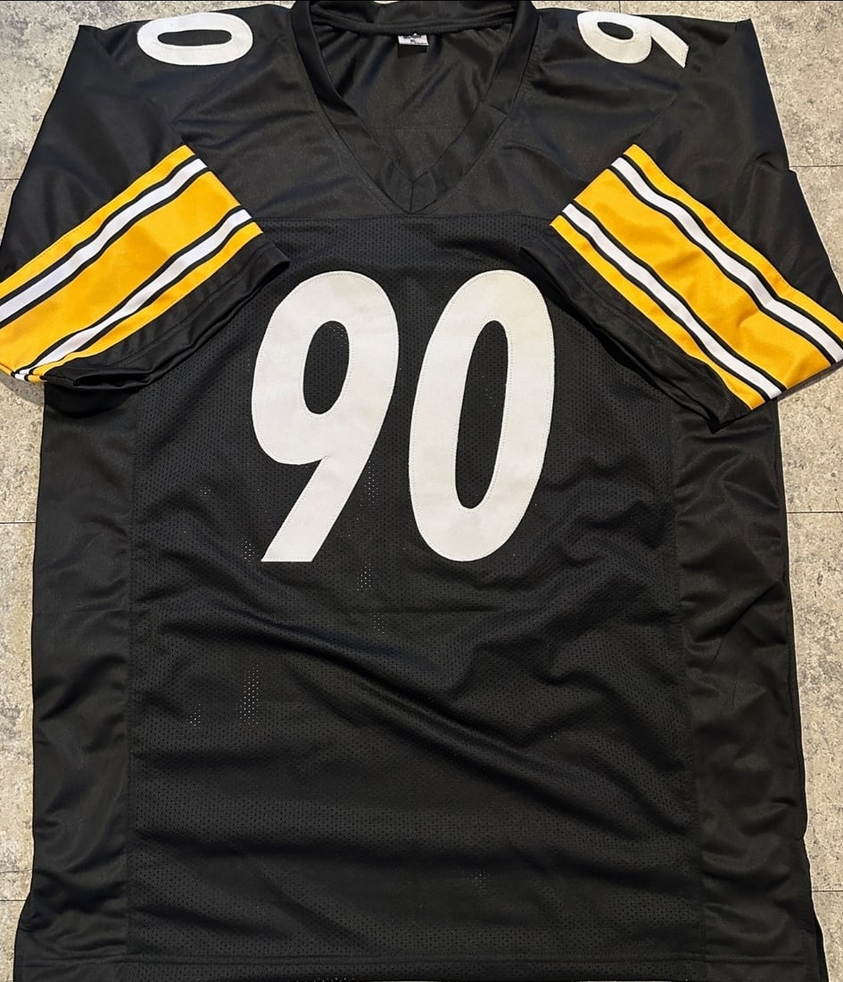 T.J. Watt Pittsburgh Steelers Autographed Custom Football Jersey coa - 3