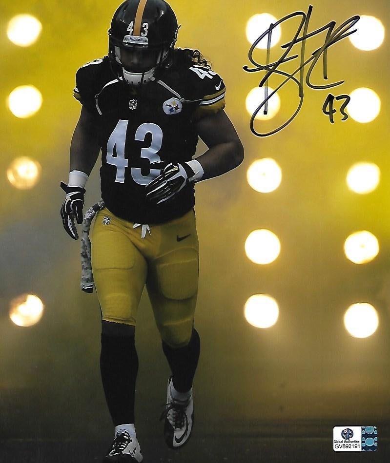 Troy Polamalu Pittsburgh Steelers Autographed 8x10 Photo coa: Troy Polamalu Pittsburgh Steelers Autographed 8x10 Photo GA coa - Autograph Location & coa # may vary