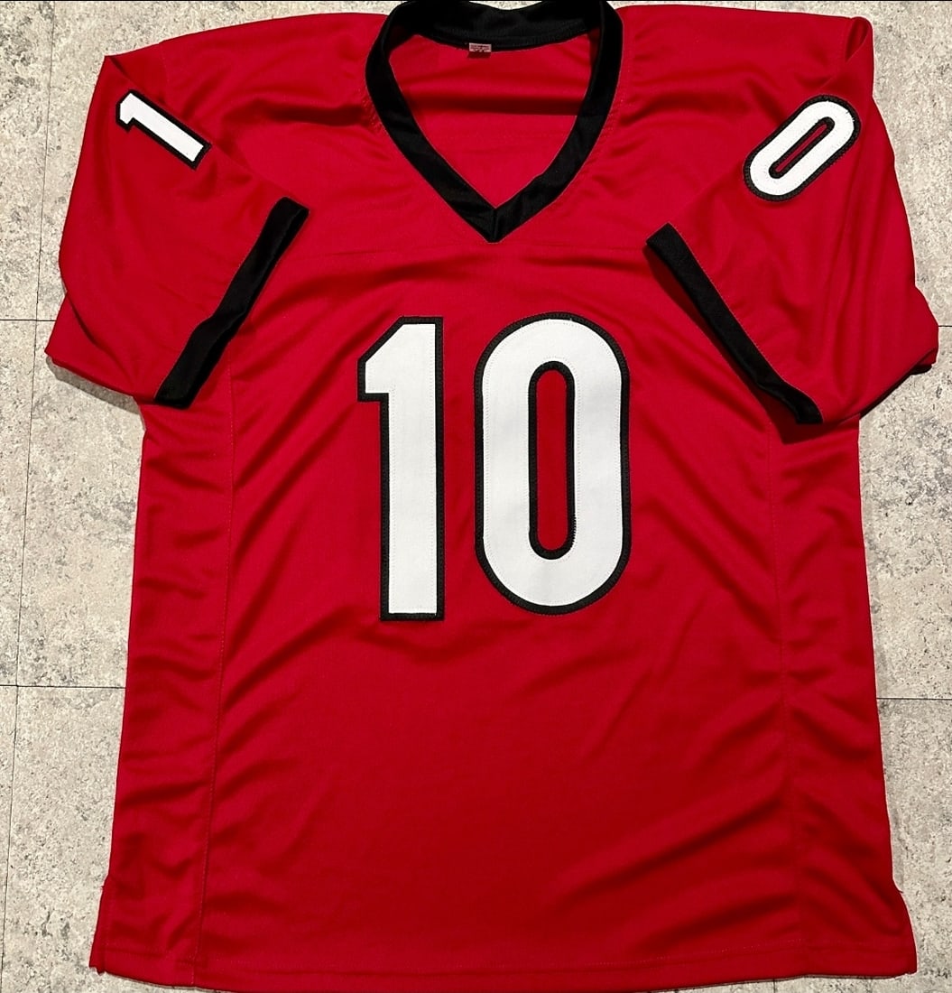 Thomas Davis Georgia Bulldogs Autographed Custom Football Jersey Beckett Hologram - 3
