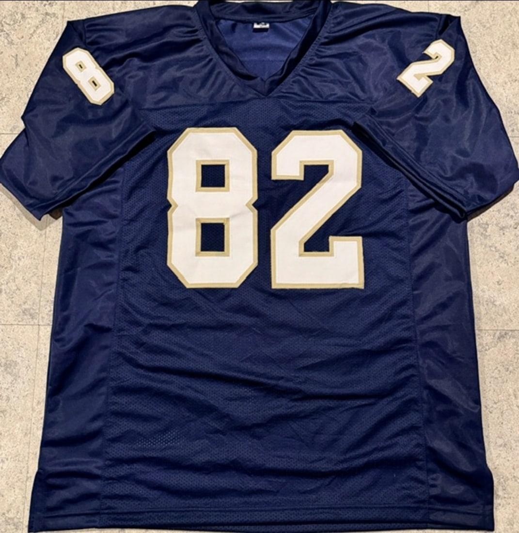 Mark Bavaro New York Giants Autographed Custom Football Jersey JSA Hologram - 3