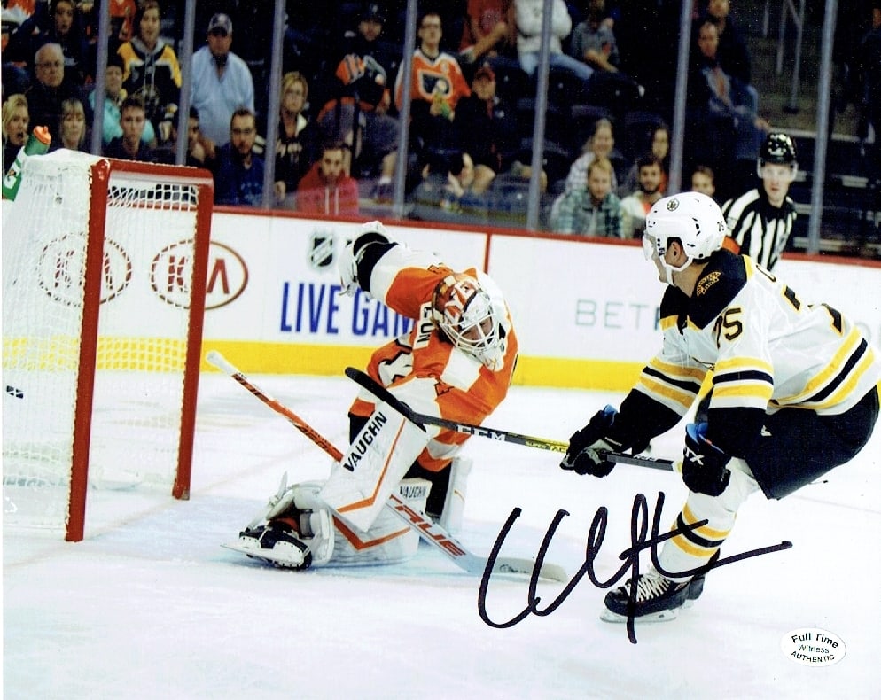 Connor Clifton Boston Bruins Autographed 8x10 Photo coa: Connor Clifton Boston Bruins Autographed 8x10 Photo Full Time Authentics coa - Autograph Location may vary