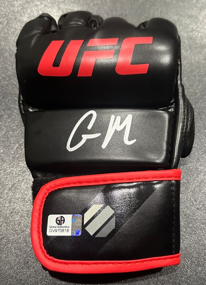 Conor McGregor UFC Autographed UFC 6oz. MMA Glove COA: Conor McGregor UFC Autographed UFC 6oz. MMA Glove coa - Autograph Location & coa # may vary