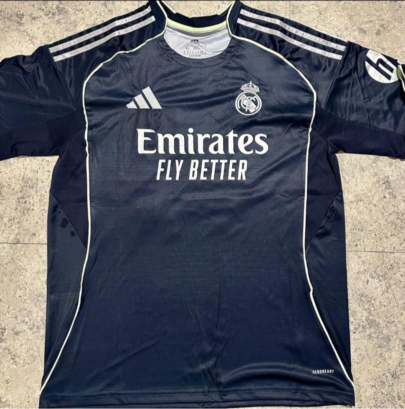 Kylian Mbappe Real Madrid Autographed 2025-26 Adidas Away Jersey coa - 3