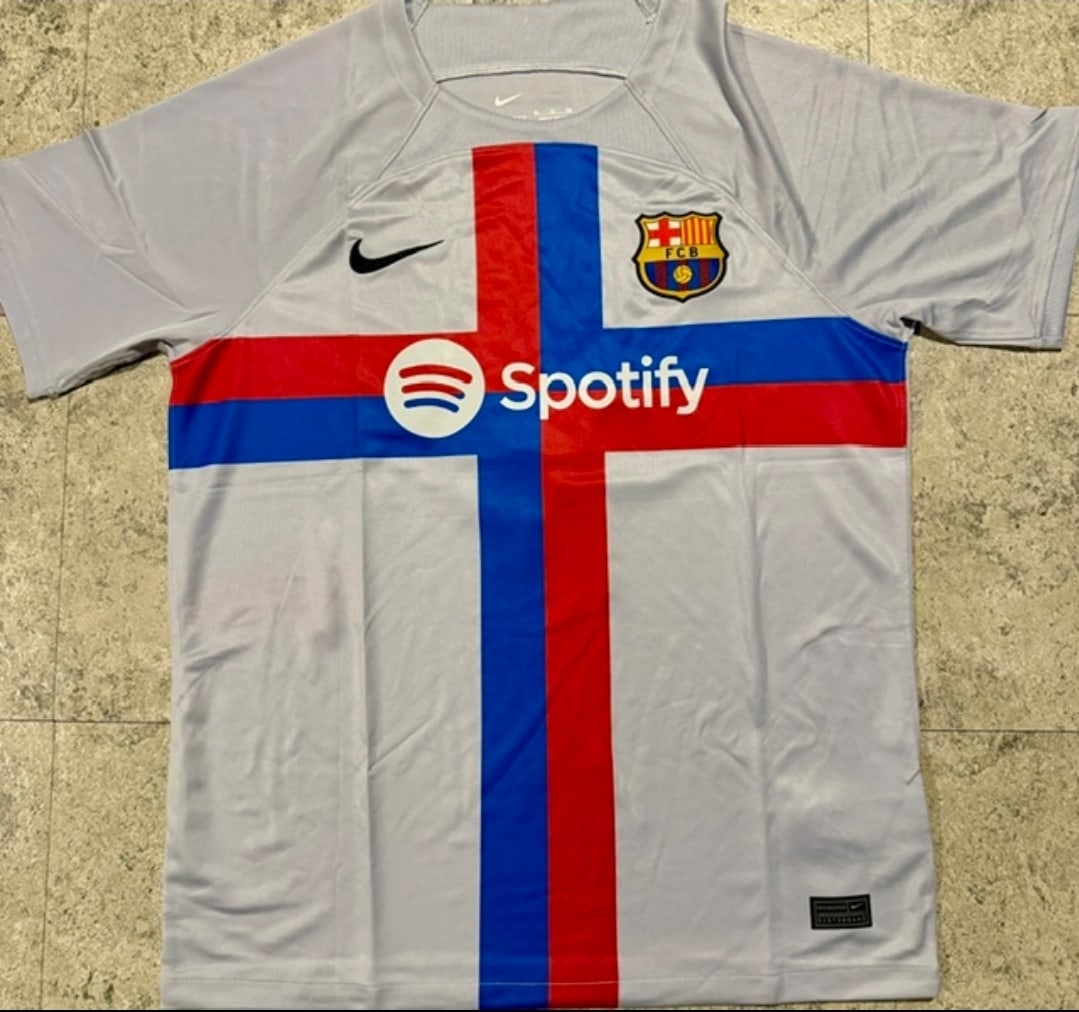 Robert Lewandowski FC Barcelona Autographed 2025-26 Nike Third Jersey coa - 3