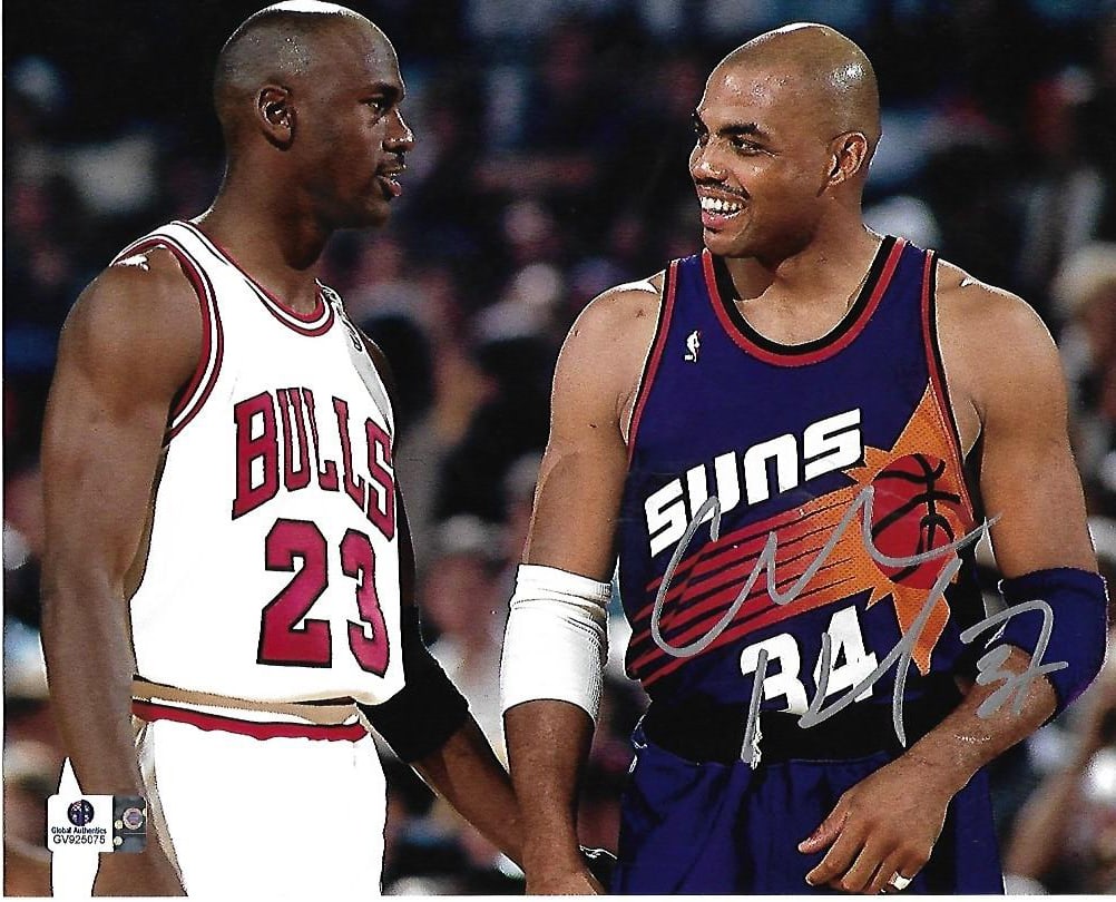 Charles Barkley Phoenix Suns Autographed 8x10 Photo coa: Charles Barkley Phoenix Suns Autographed 8x10 Photo GA coa - Autograph Location & coa # may vary