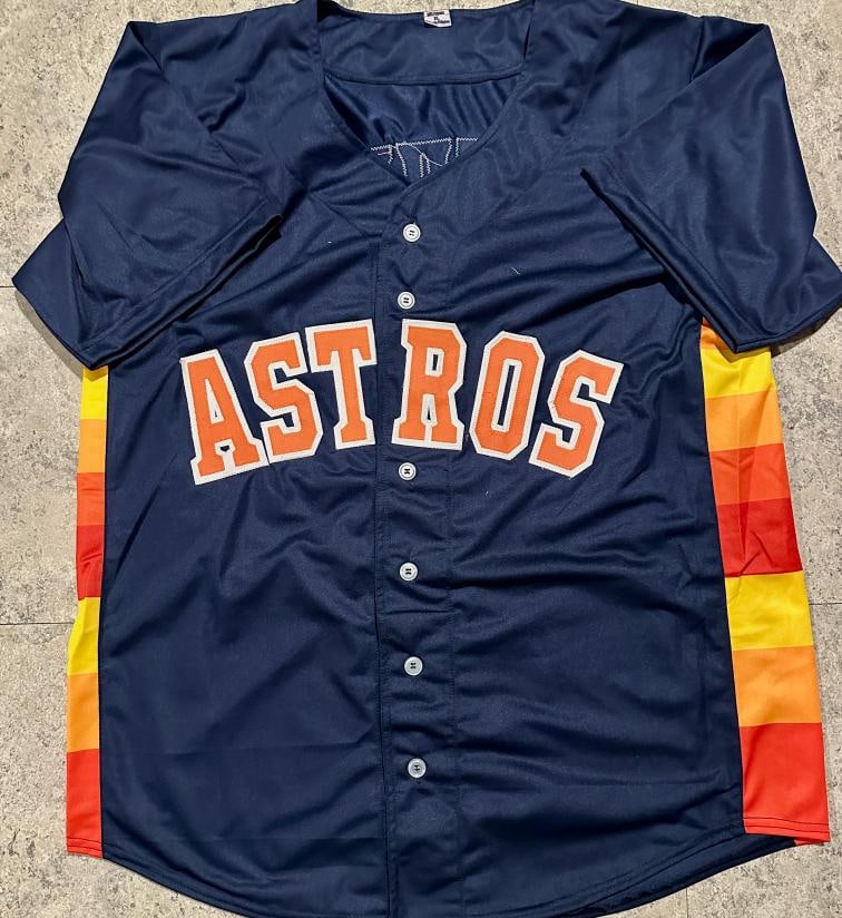 Jose Altuve Houston Astros Autographed Custom Baseball Jersey coa - 3