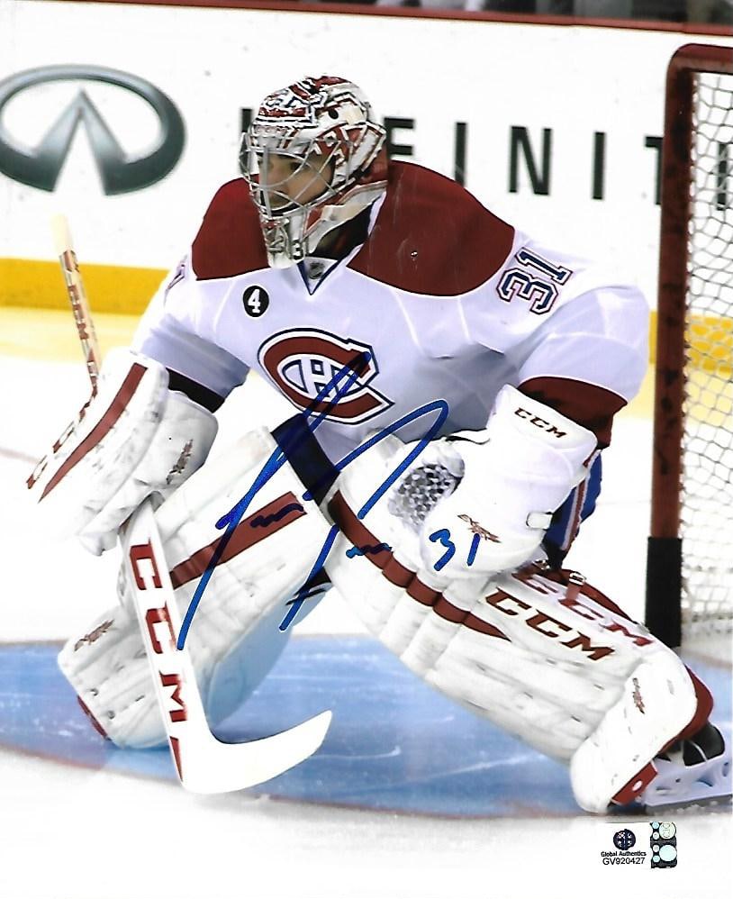 Carey Price Montreal Canadiens Autographed 8x10 Photo coa: Carey Price Montreal Canadiens Autographed 8x10 Photo GA coa - Autograph Location & coa # may vary