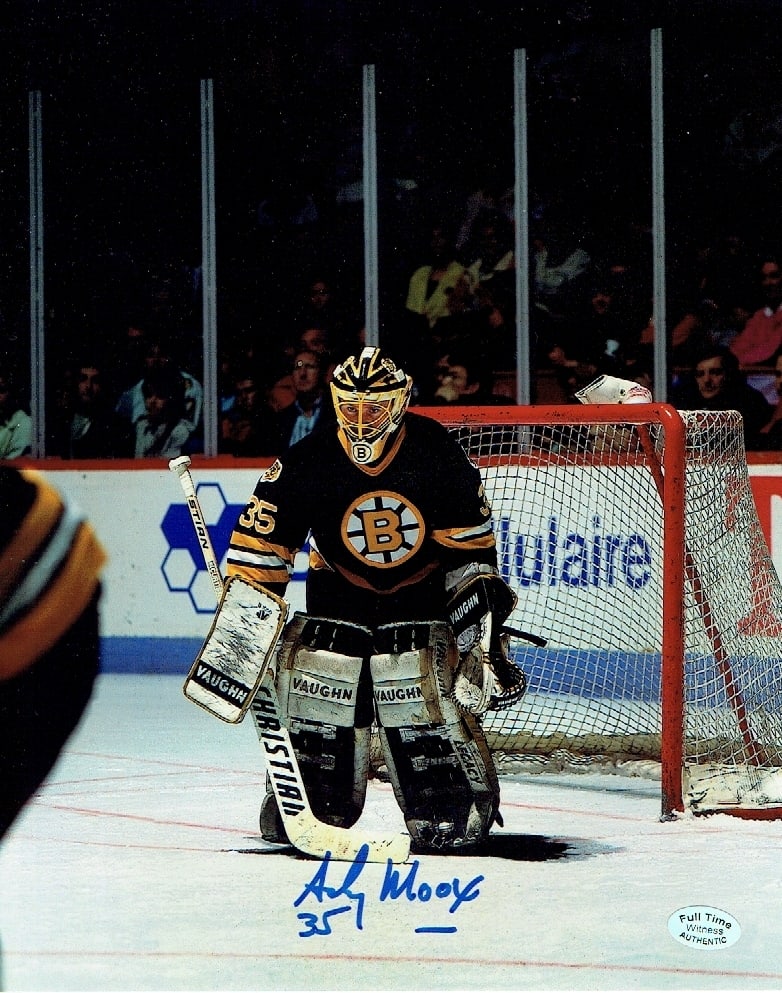Andy Moog Boston Bruins Autographed 8x10 Photo coa (1 of 2)