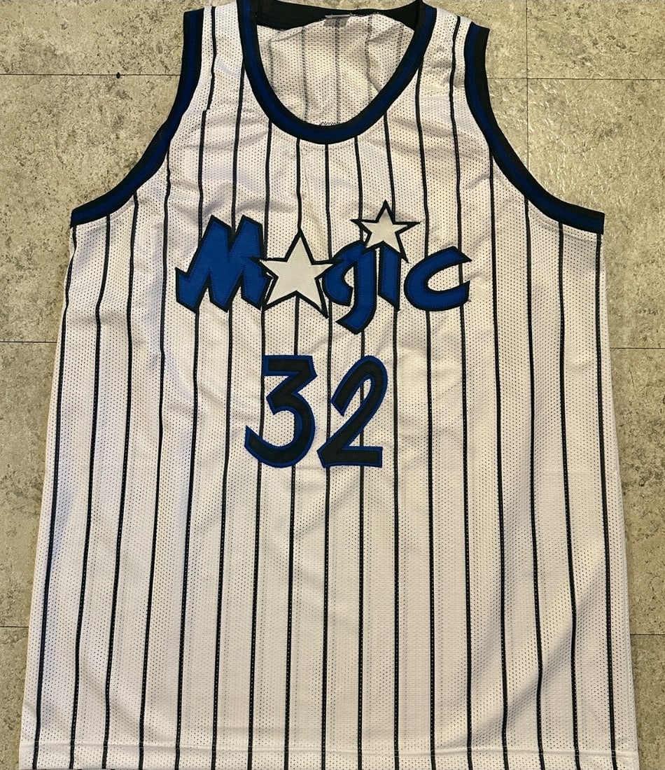 Shaquille O'Neal Orlando Magic Autographed Custom Basketball Jersey coa - 3