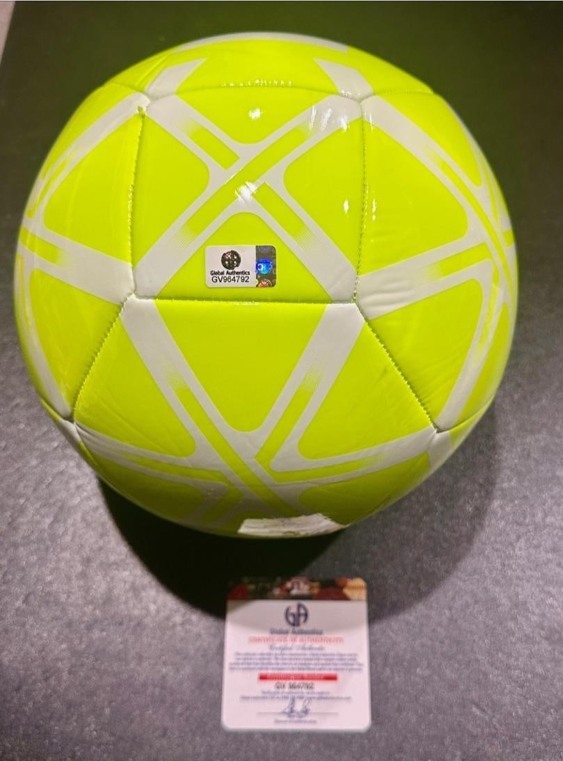Lionel Messi Inter Miami CF Autographed Adidas Soccer Ball coa - 2