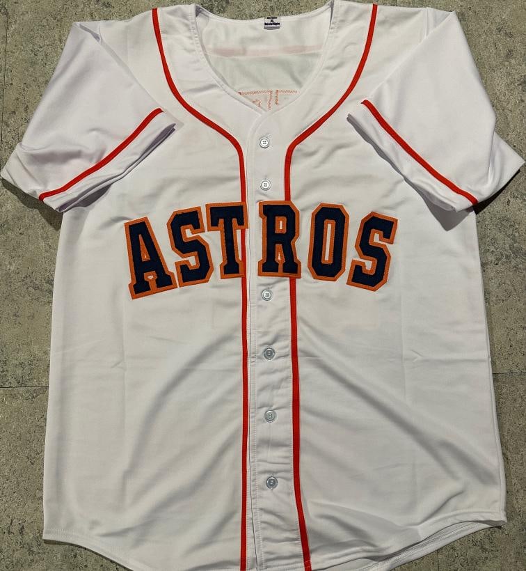 Jose Altuve Houston Astros Autographed Custom Baseball Jersey coa - 3