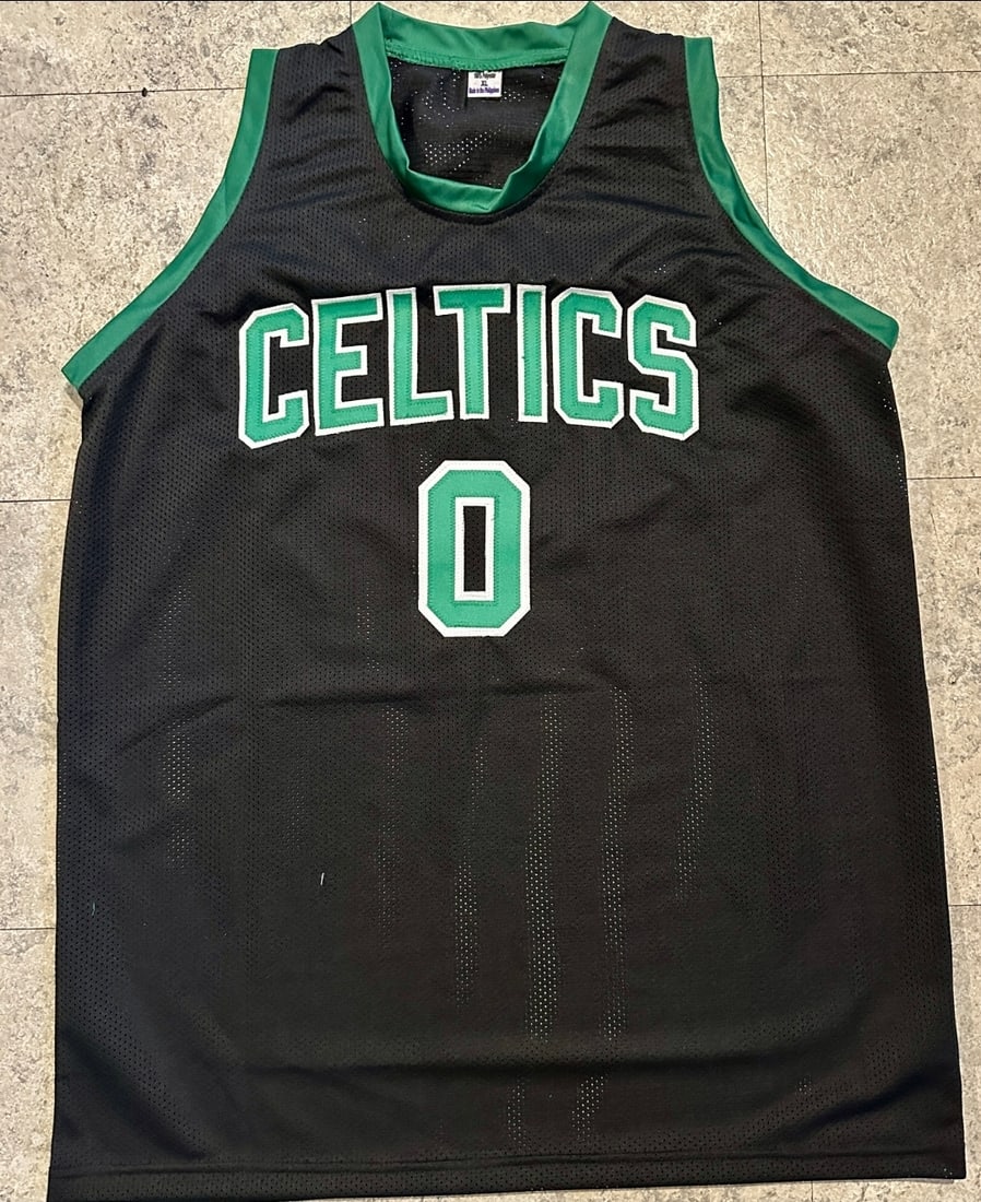 Jayson Tatum Boston Celtics Autographed Custom Basketball Jersey coa - 3
