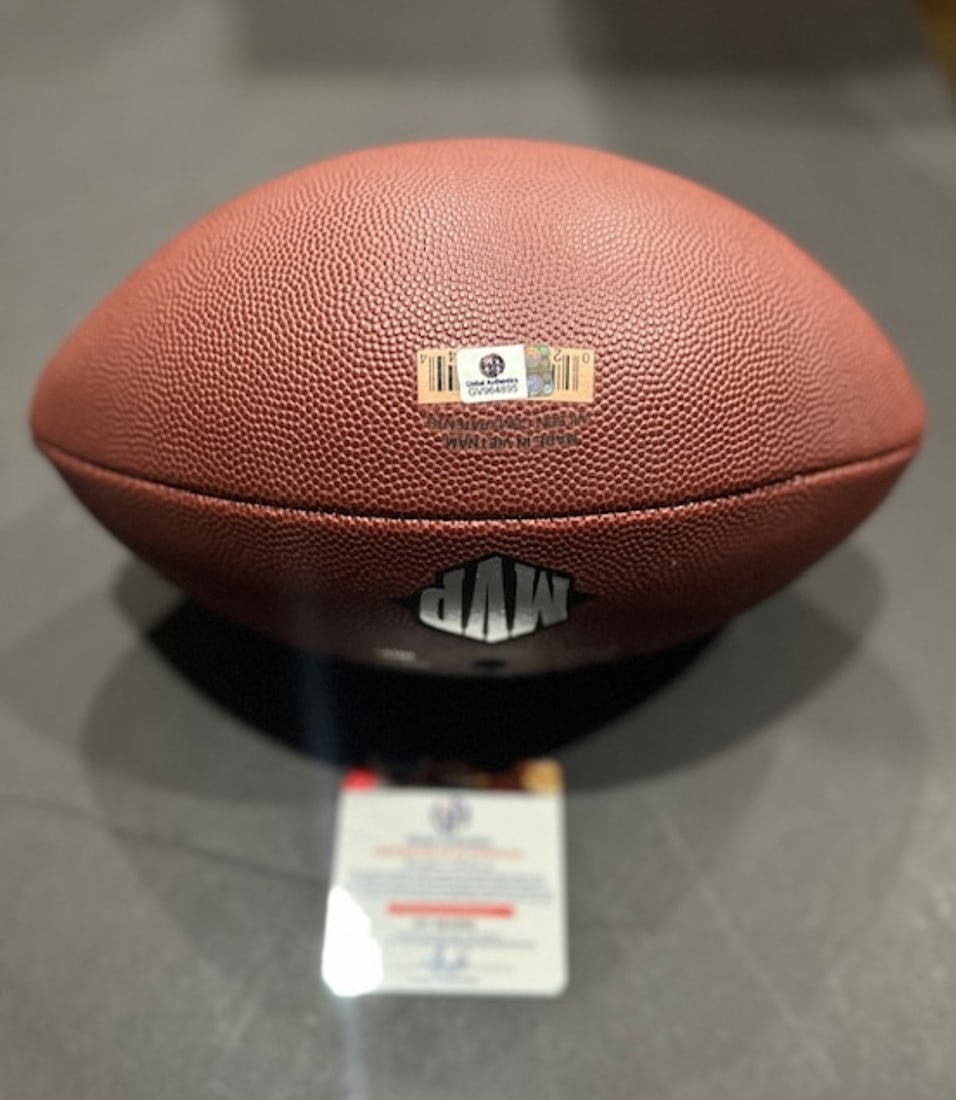 Maxx Crosby Las Vegas Raiders Autographed Wilson Football coa - 2