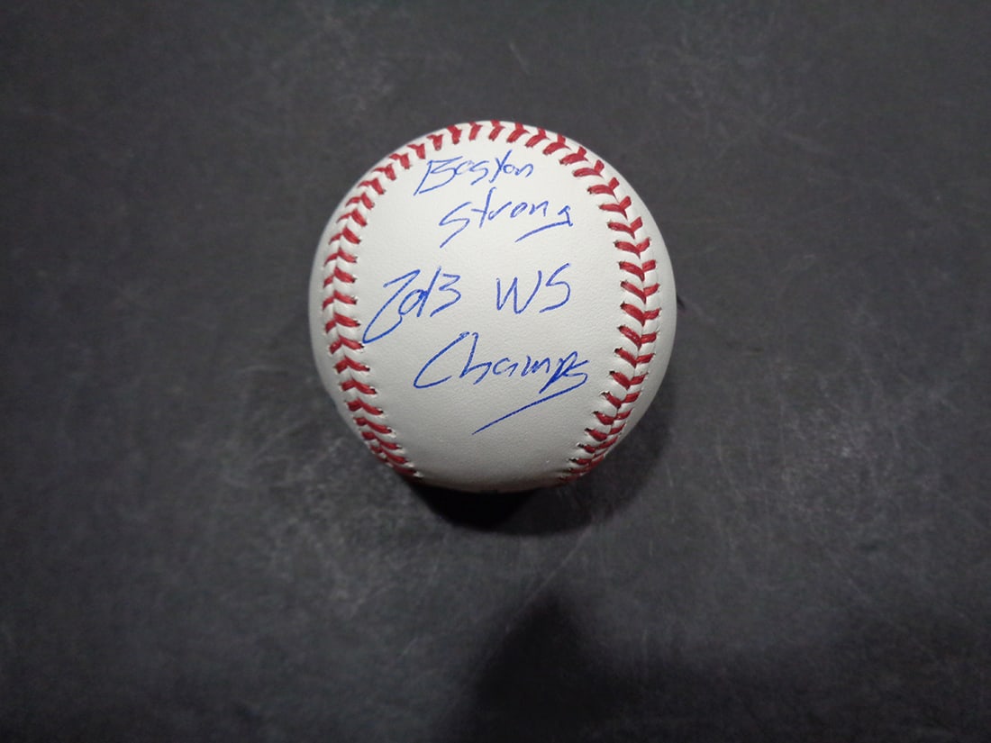 Jonny Gomes Boston Red Sox Autographed & Dual Inscribed OMLB Rawlings Baseball JSA coa - 2