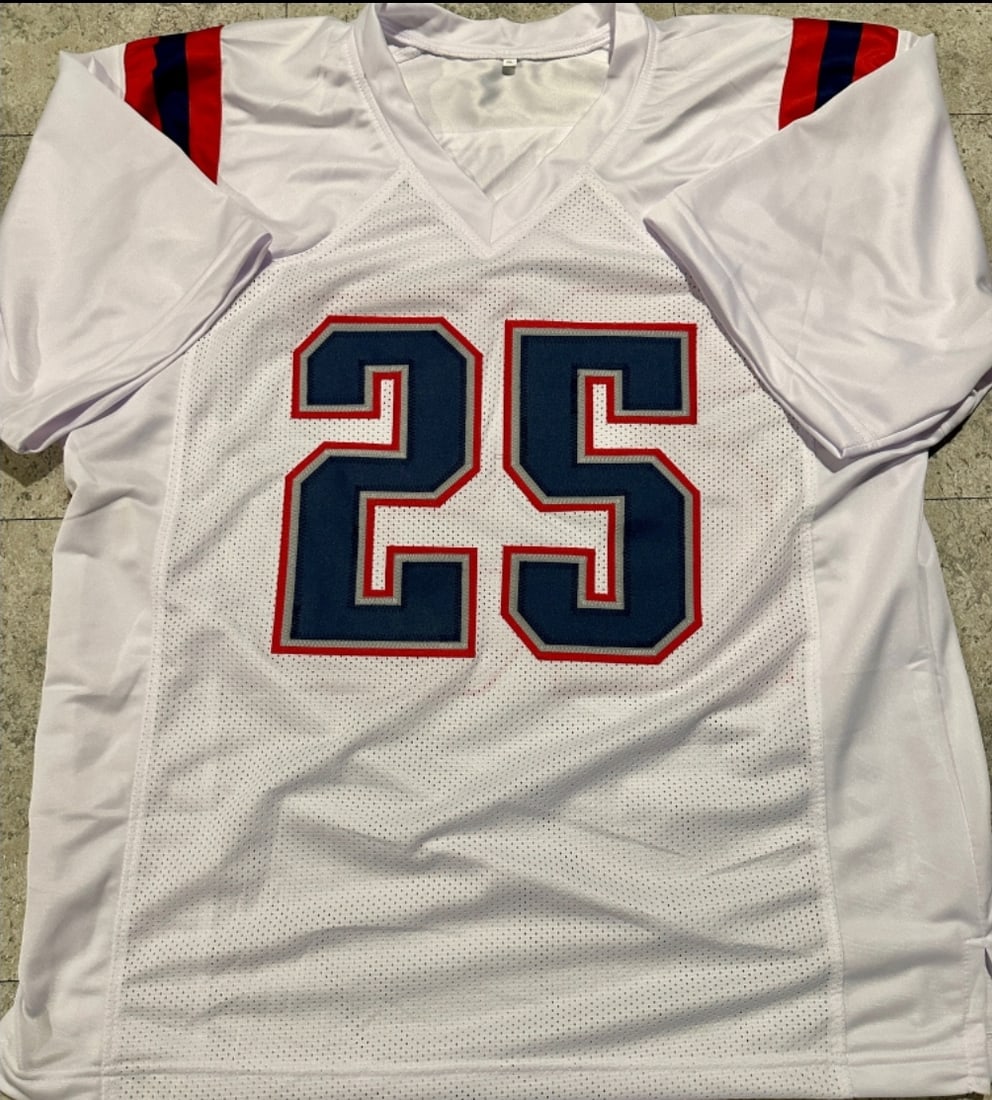 Marcus Jones New England Patriots Autographed Custom Football Jersey JSA Hologram - 3