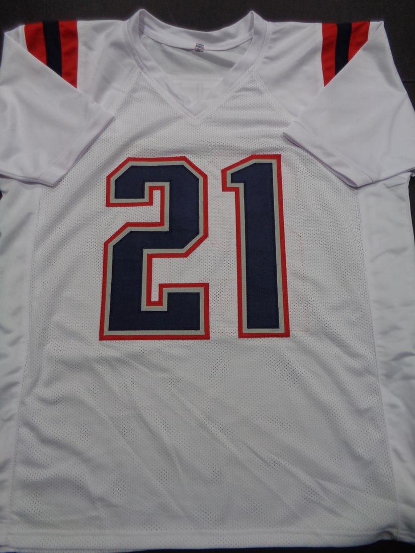 Adrian Phillips New England Patriots Autographed Custom Football Jersey JSA coa - 3