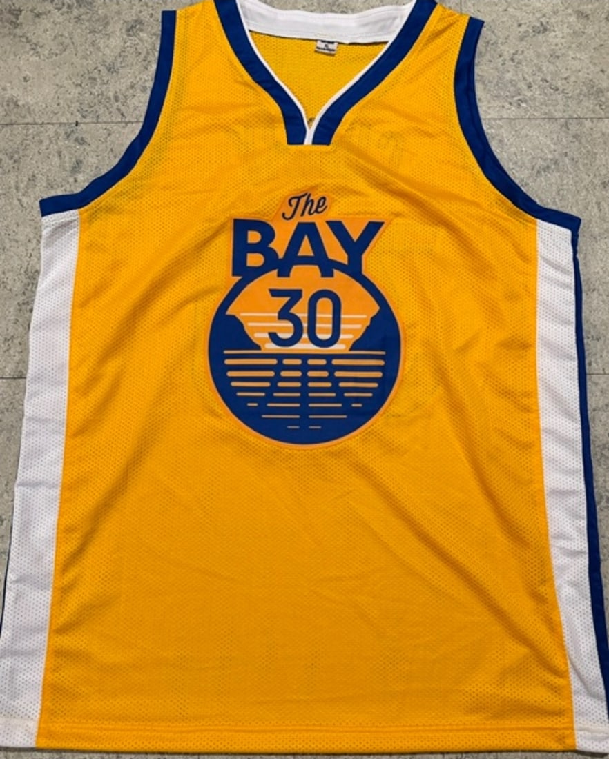 Stephen Curry Golden State Warriors Autographed Custom Basketball Jersey coa - 3