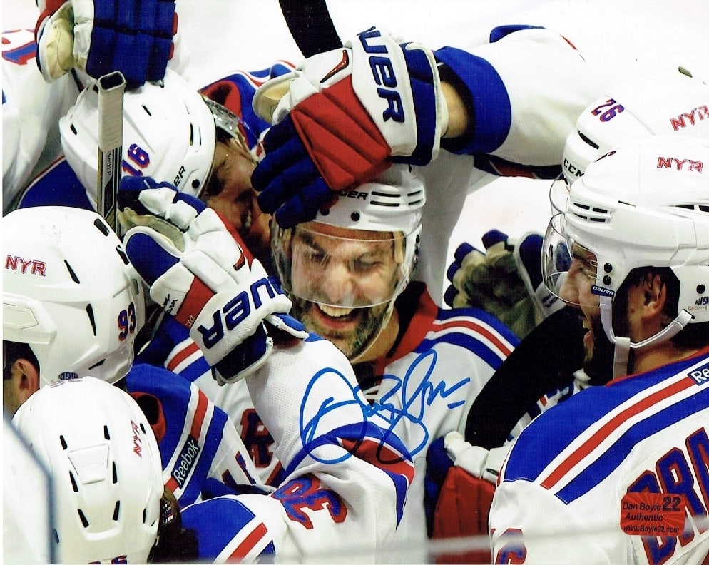 Dan Boyle New York Rangers Autographed 8x10 Photo Hologram (1 of 1)