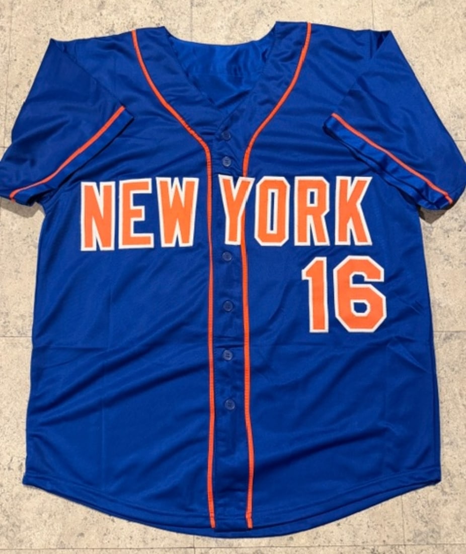 Dwight Gooden New York Mets Autographed Custom Baseball Style Jersey JSA Hologram - 3
