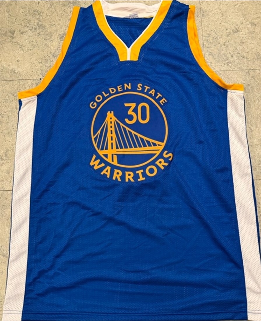 Stephen Curry Golden State Warriors Autographed Custom Basketball Jersey coa - 3