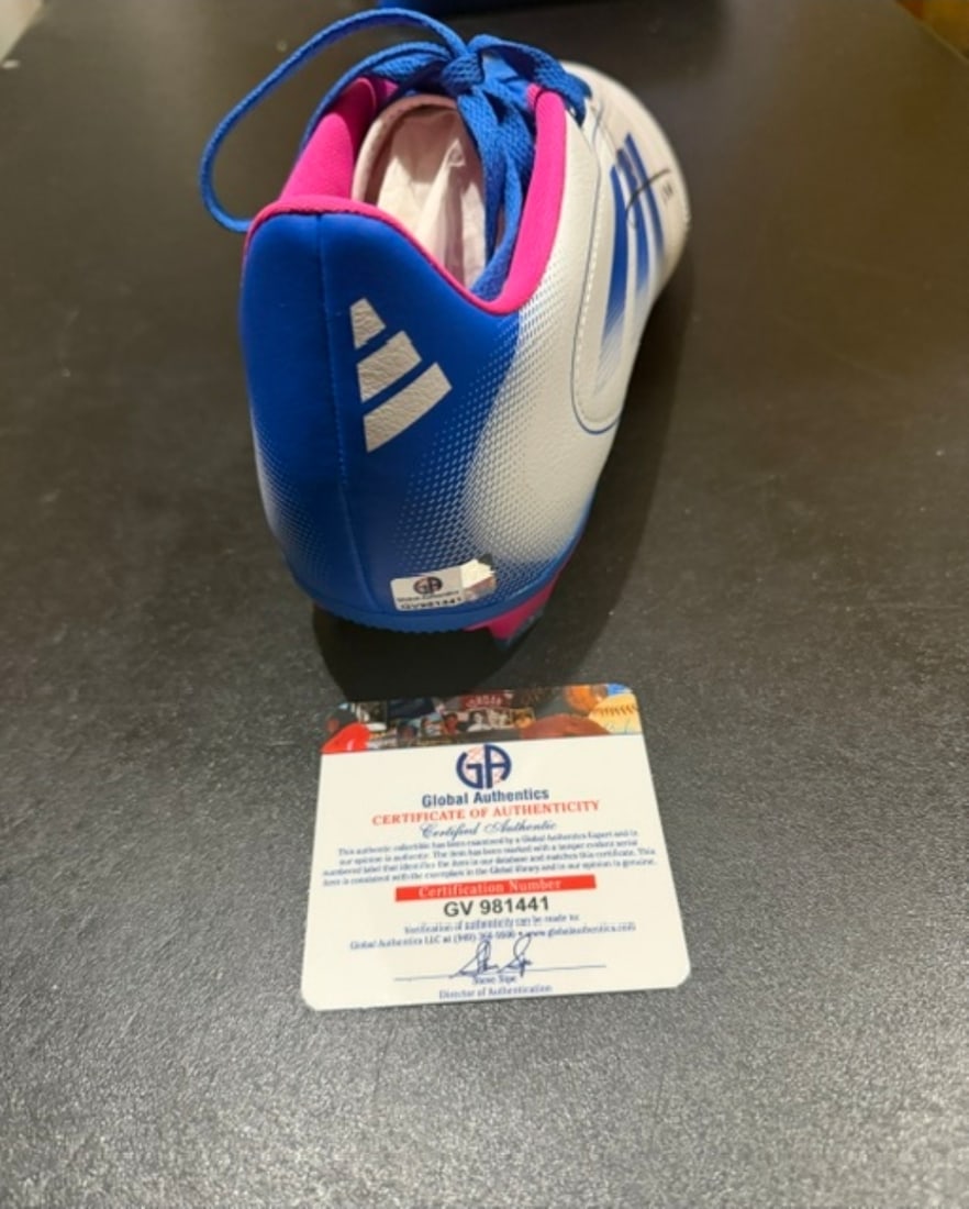 Lionel Messi Inter Miami CF Autographed Adidas Soccer Cleat coa - 2